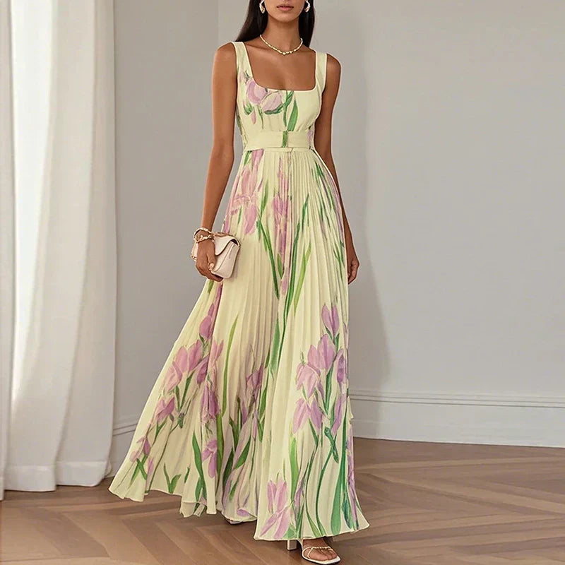 Ohiana™ | Vestido Maxi Linea Floral
