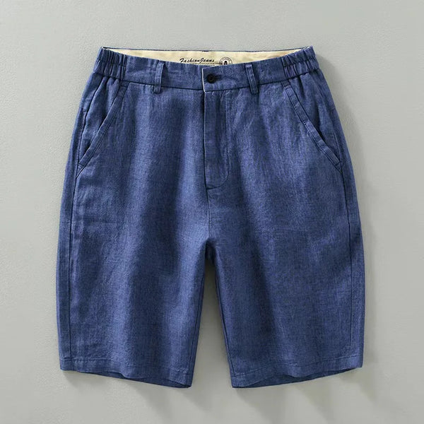 Ricardo™ - Shorts masculinos celestes con ajuste cómodo