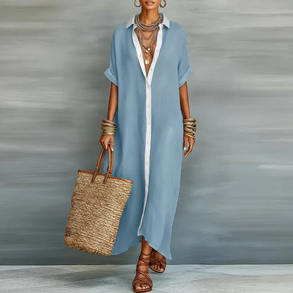 Vestido Anastasia™ | Camisero largo con botones