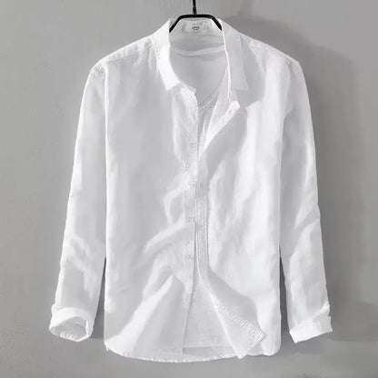 Sergio™ - Camisa azul marino premium con estilo elegante y moderno