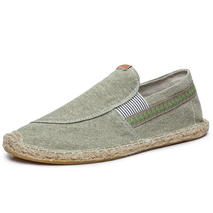 Manuel™ - Alpargatas verdes con diseño limpio y exclusivo