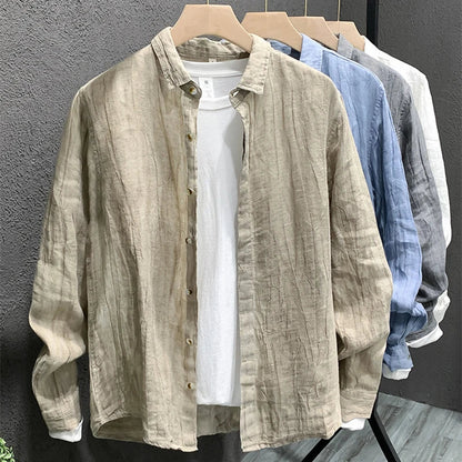 Santiago™ - Camisa cómoda para hombre con estilo contemporáneo