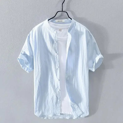 Rafael™ - Camisa elegante de lino con look versátil