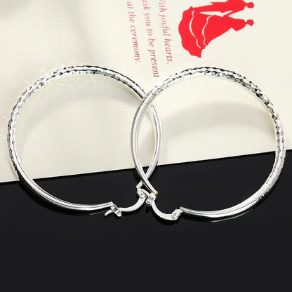 Pendientes de plata de ley