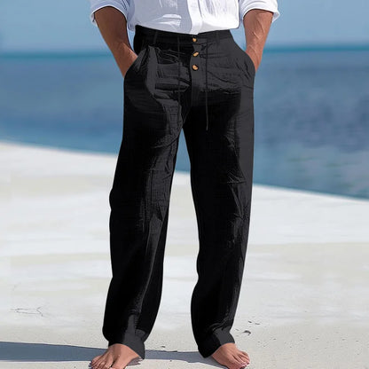 Adrián™ - Pantalón premium negro para estilos exclusivos