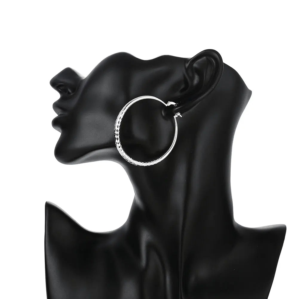 Pendientes de plata de ley