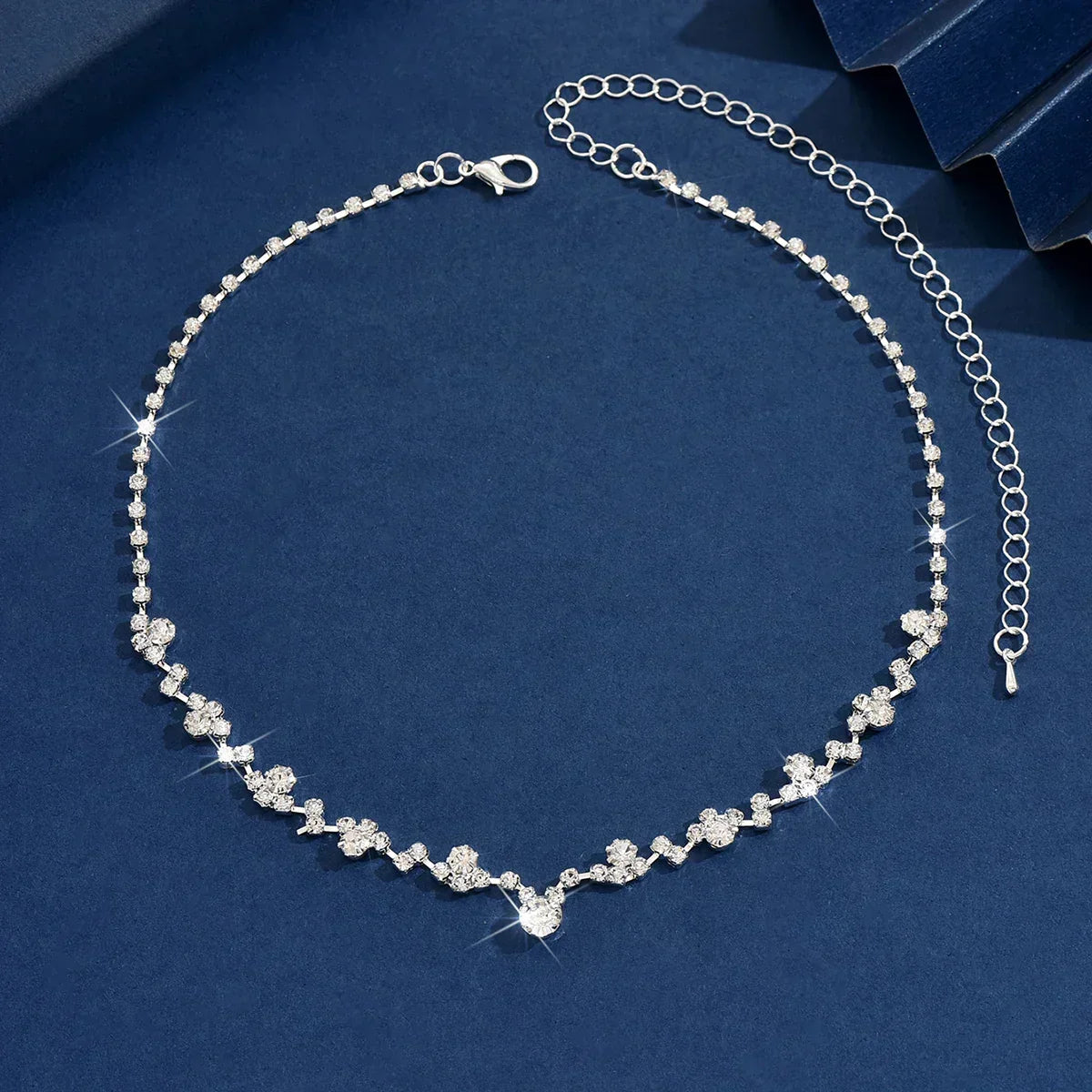Collier de Mariage Élégant avec Diamants