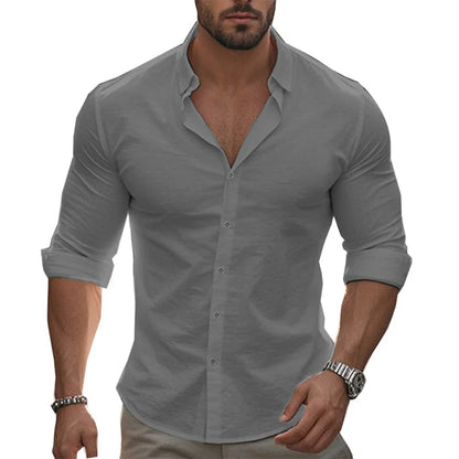 Samuel™ - Camisa casual refinada con diseño contemporáneo