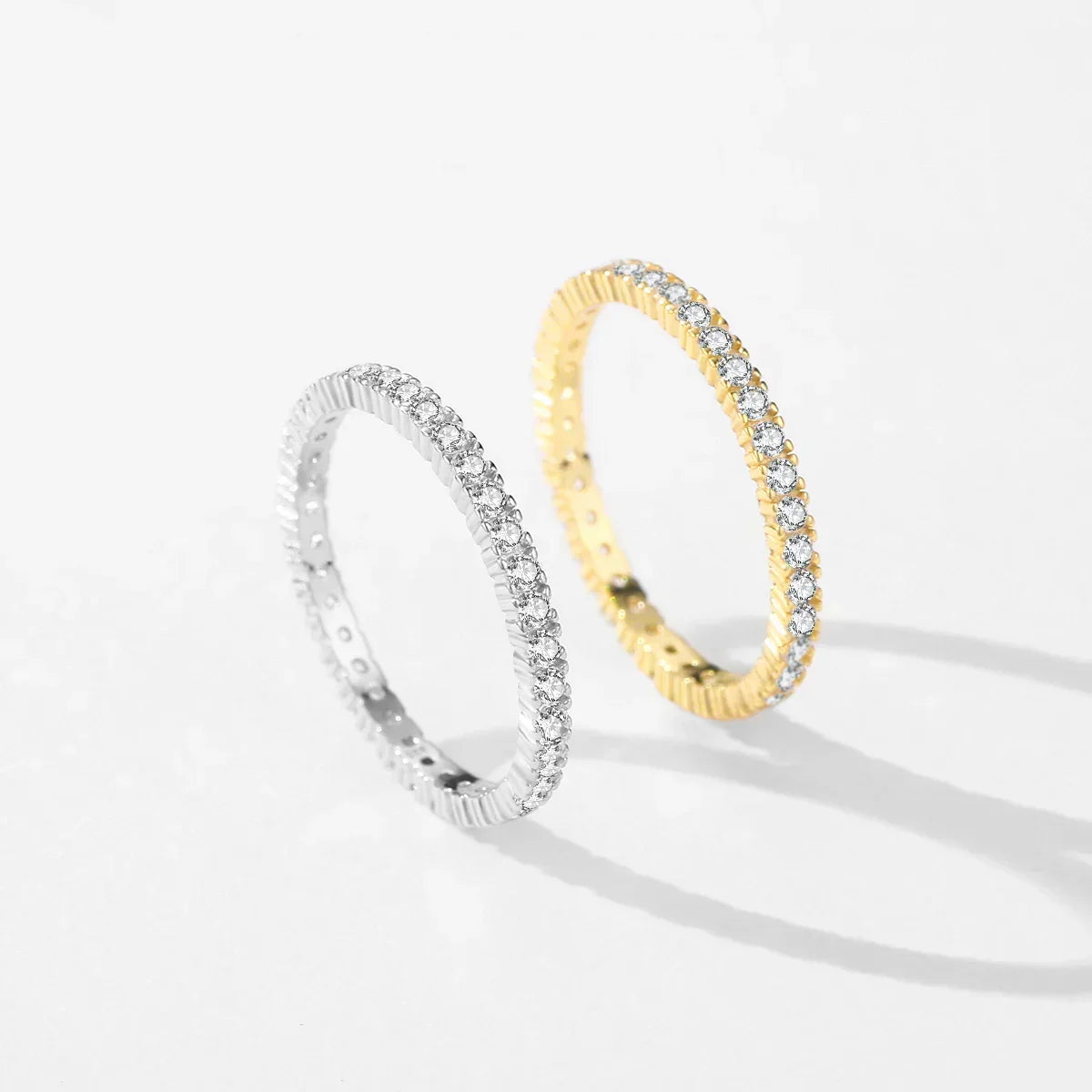 Bague Éternité Minimal Lumineux
