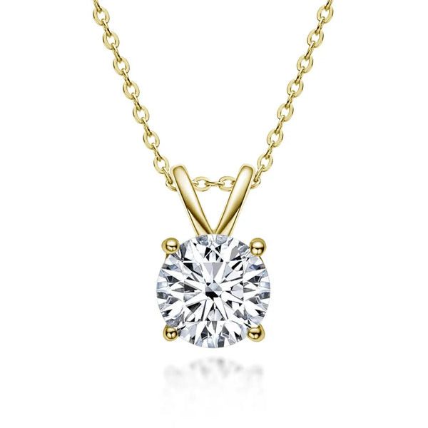 Collier Exclusif en Argent Sterling avec Moissanite