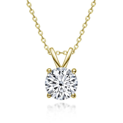 Collier Exclusif en Argent Sterling avec Moissanite
