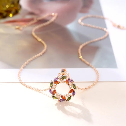 Collier avec Pendentif Arc-en-Ciel Lumineux