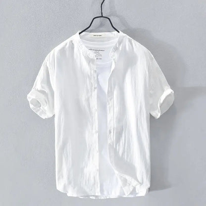 Rafael™ - Camisa elegante de lino con look versátil