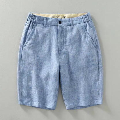 Ricardo™ - Shorts masculinos celestes con ajuste cómodo