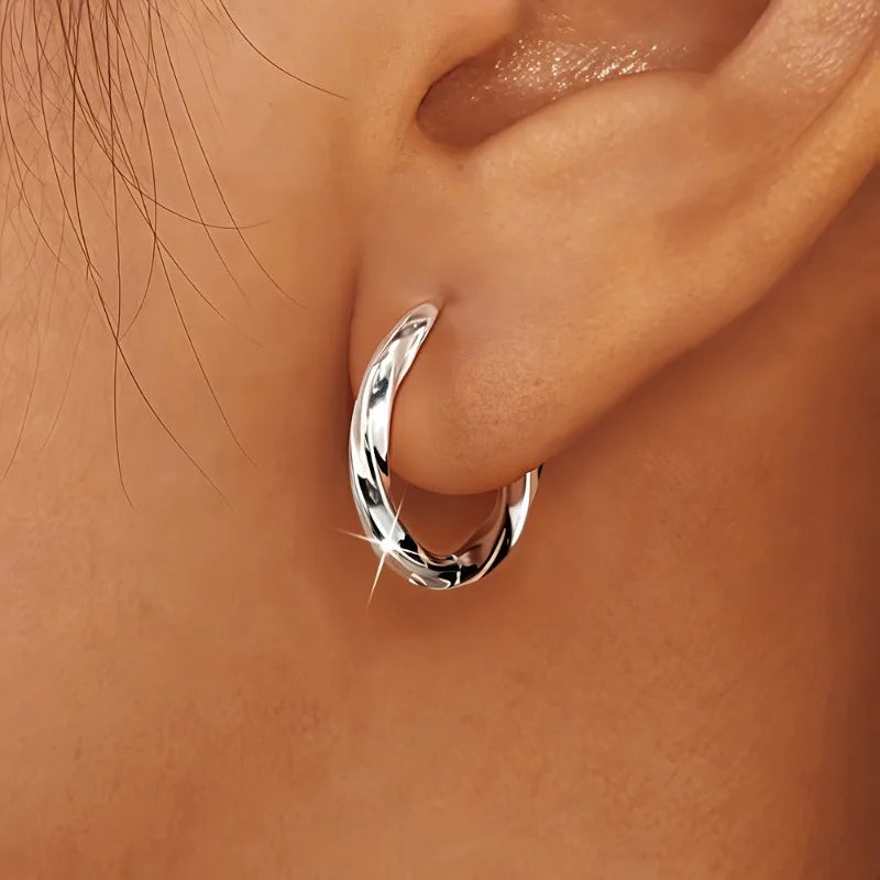 Boucles d'Oreilles Pendantes Géométriques Minimes