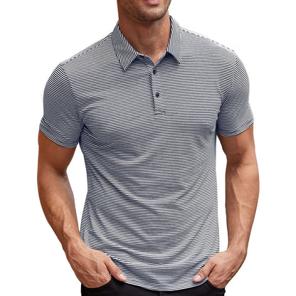Vicente™ - Polo de Rayas Refinado