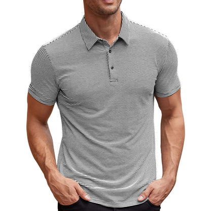 Vicente™ - Polo de Rayas Refinado
