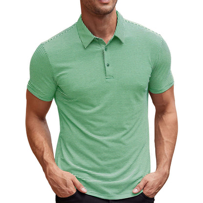 Vicente™ - Polo de Rayas Refinado