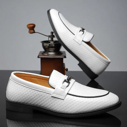 Alain™ - Mocasines de piel cosidos a mano con estilo europeo