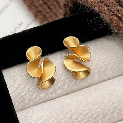 Boucles d'oreilles en Fleur en Argent et Or 18K