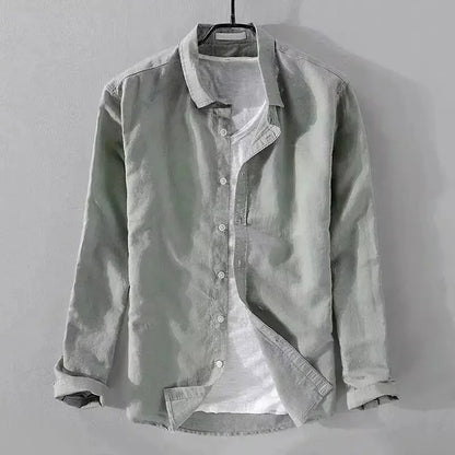 Sergio™ - Camisa azul marino premium con estilo elegante y moderno