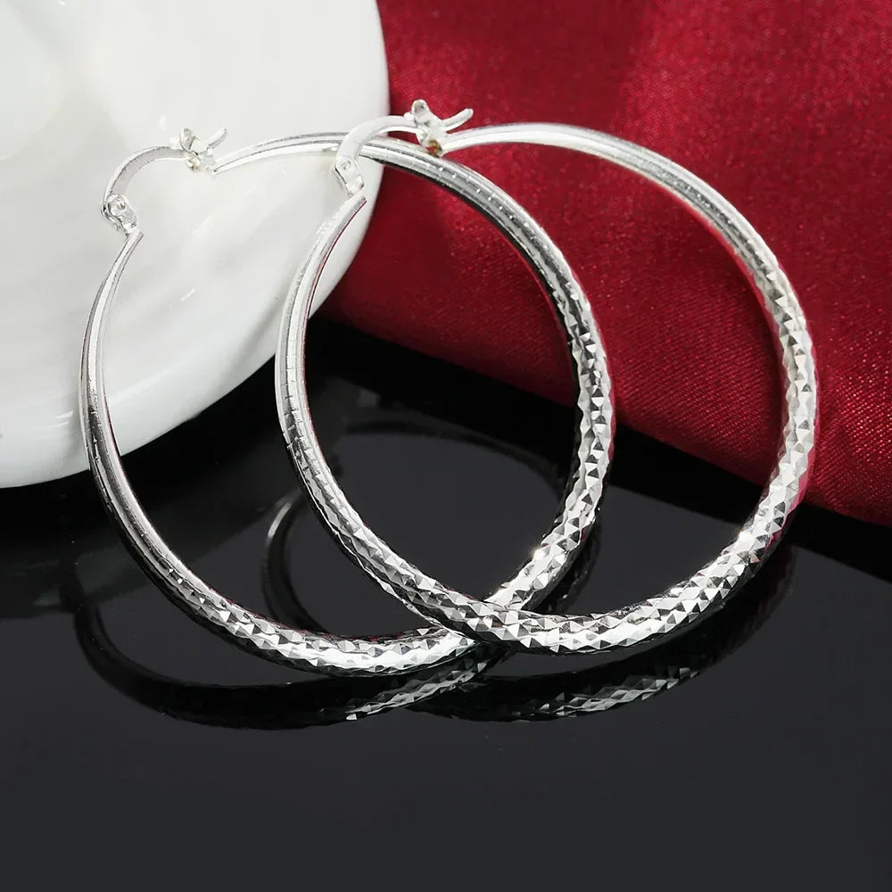 Pendientes de plata de ley