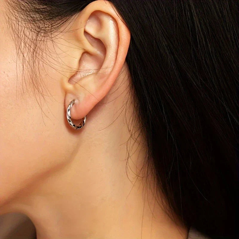Boucles d'Oreilles Pendantes Géométriques Minimes