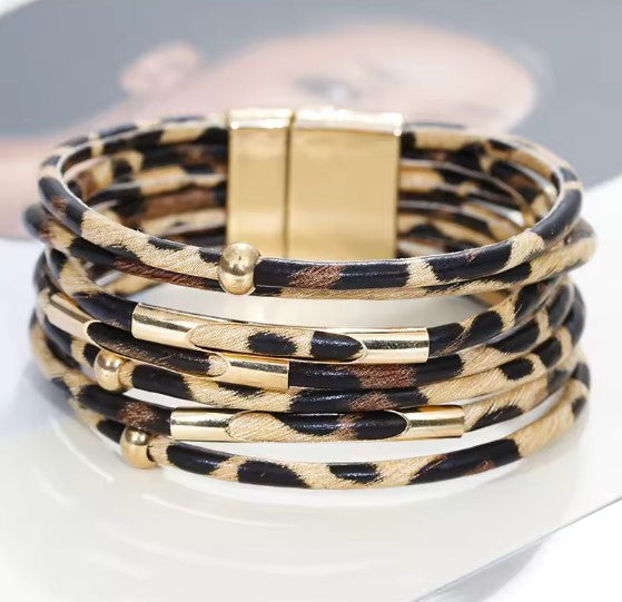 Bracelet Enveloppant Multicouche Large