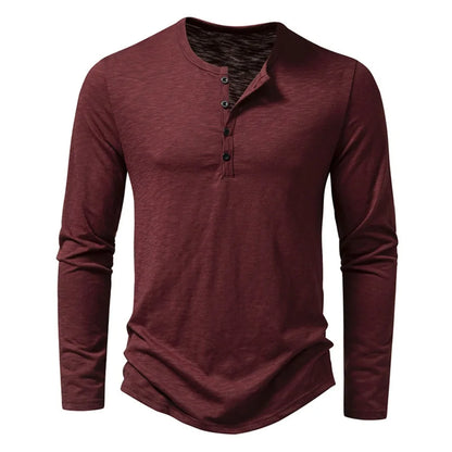 Óscar™ - Polo Casual Henley Distinguido