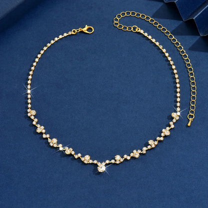 Collier de Mariage Élégant avec Diamants