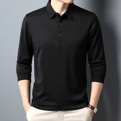Tomás™ - Elegante Polo de Manga Larga Atemporal