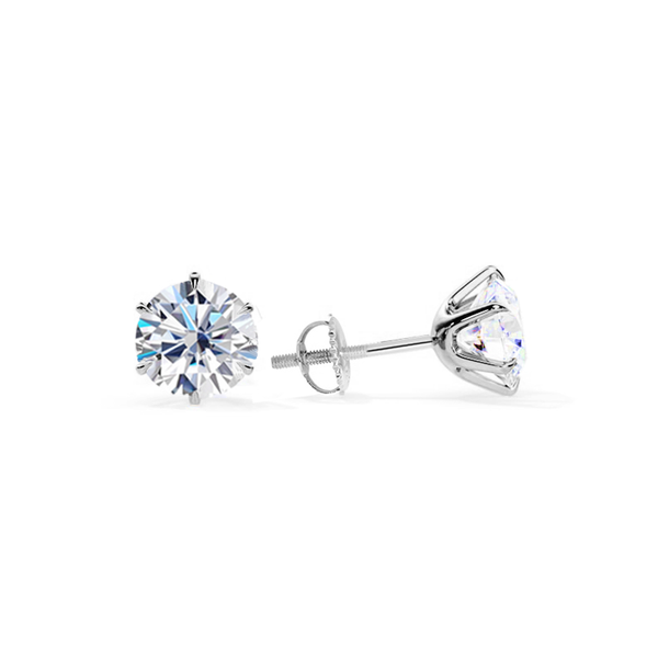 Pendientes Chic en Oro Blanco Tera