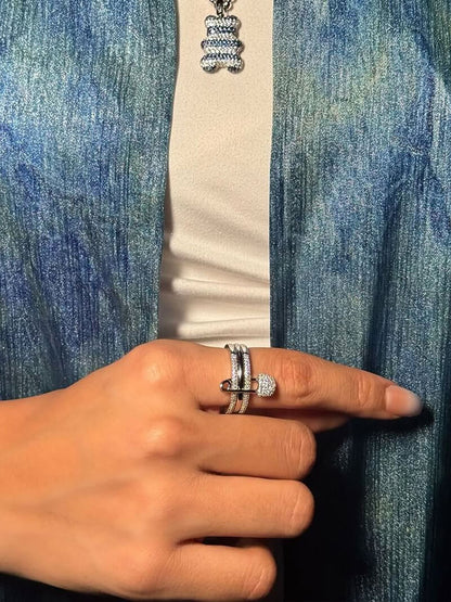 Blanca™ - Anillo elegante Mónica con diseño sofisticado y exclusivo