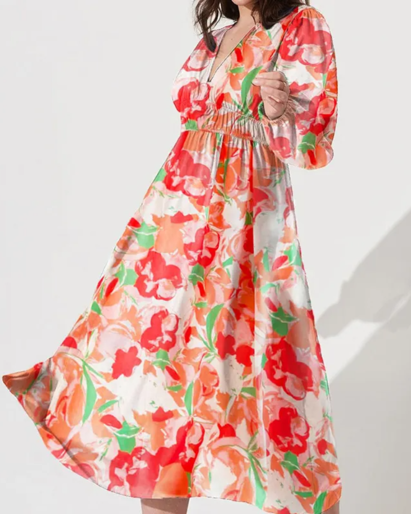 Celia™ | Vestido Femenino con Motivo Floral