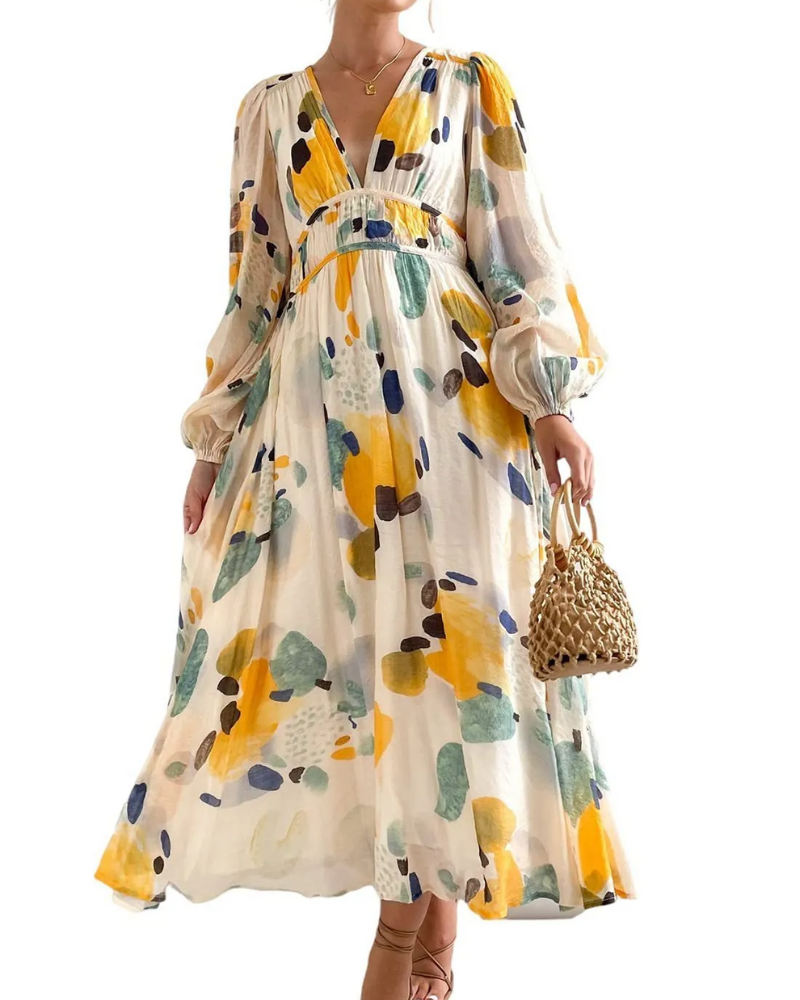 Celia™ | Vestido Femenino con Motivo Floral