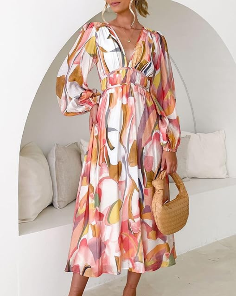 Celia™ | Vestido Femenino con Motivo Floral