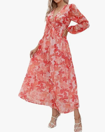 Celia™ | Vestido Femenino con Motivo Floral