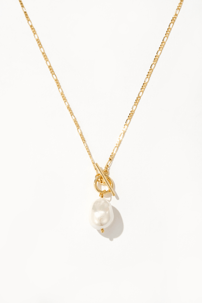 Collier Élégant avec Perle Dorée