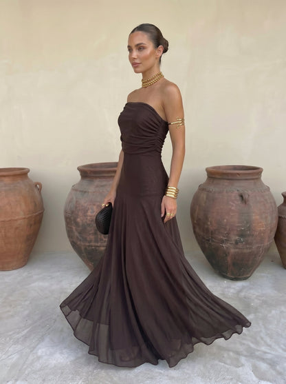 Vestido Elegante Simba en Tul de Seda