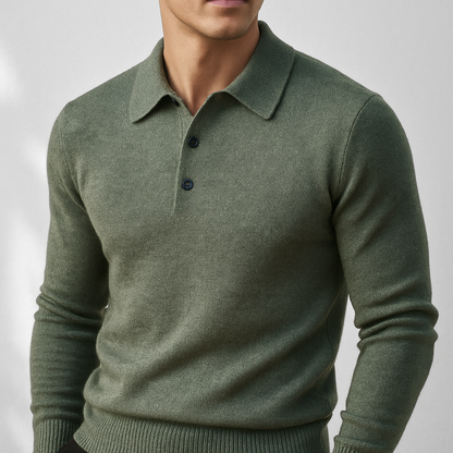 Luca™ - Elegante Polo de Lana