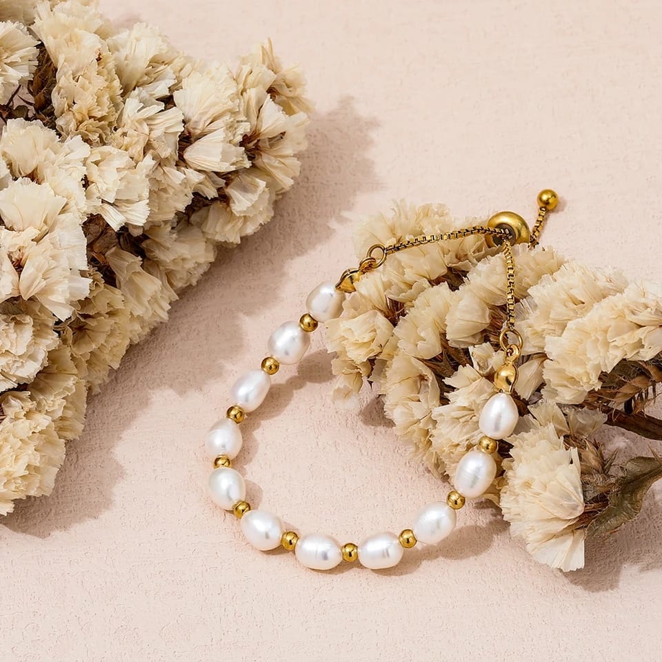 Bracelet Élégant Romantique avec Perles