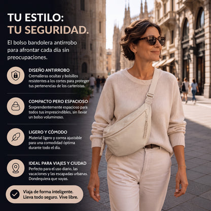 Elena™ | Bolso de Hombro Beige