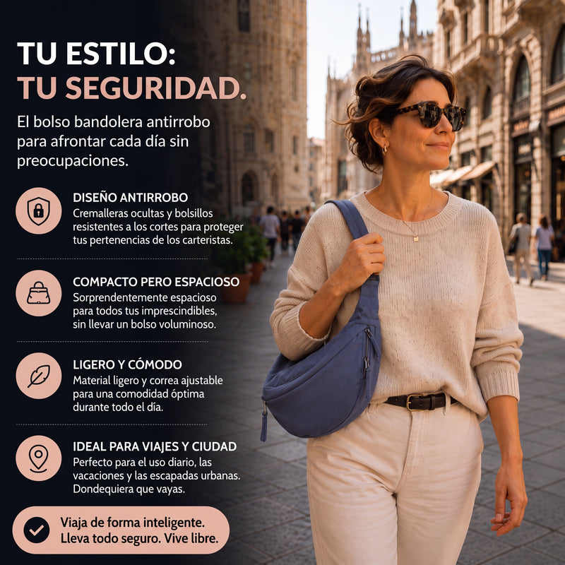 Mara™ | Bolso de Hombro Azul
