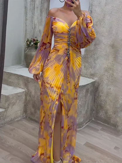 Vestido Paula™ - Vestido Chic floral con Escote en V