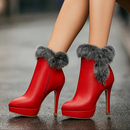Blanca™ - Botas con tacón cálidas y elegantes para días fríos