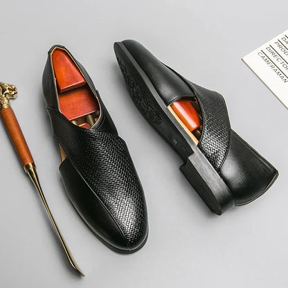 Jacobo™ - Mocasines de cuero vintage con presencia refinada