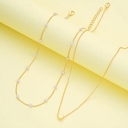 Ensemble Collier et Bracelet Minimaliste Élégant