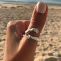 Anillo Abrazo en Plata Ajustable