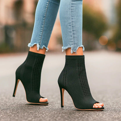 Blanca™ - Tacones de malla elegantes, ligeros y sofisticados