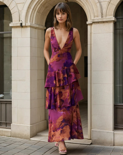 Vestido Sofía™  | Movimiento y elegancia floral en cada paso